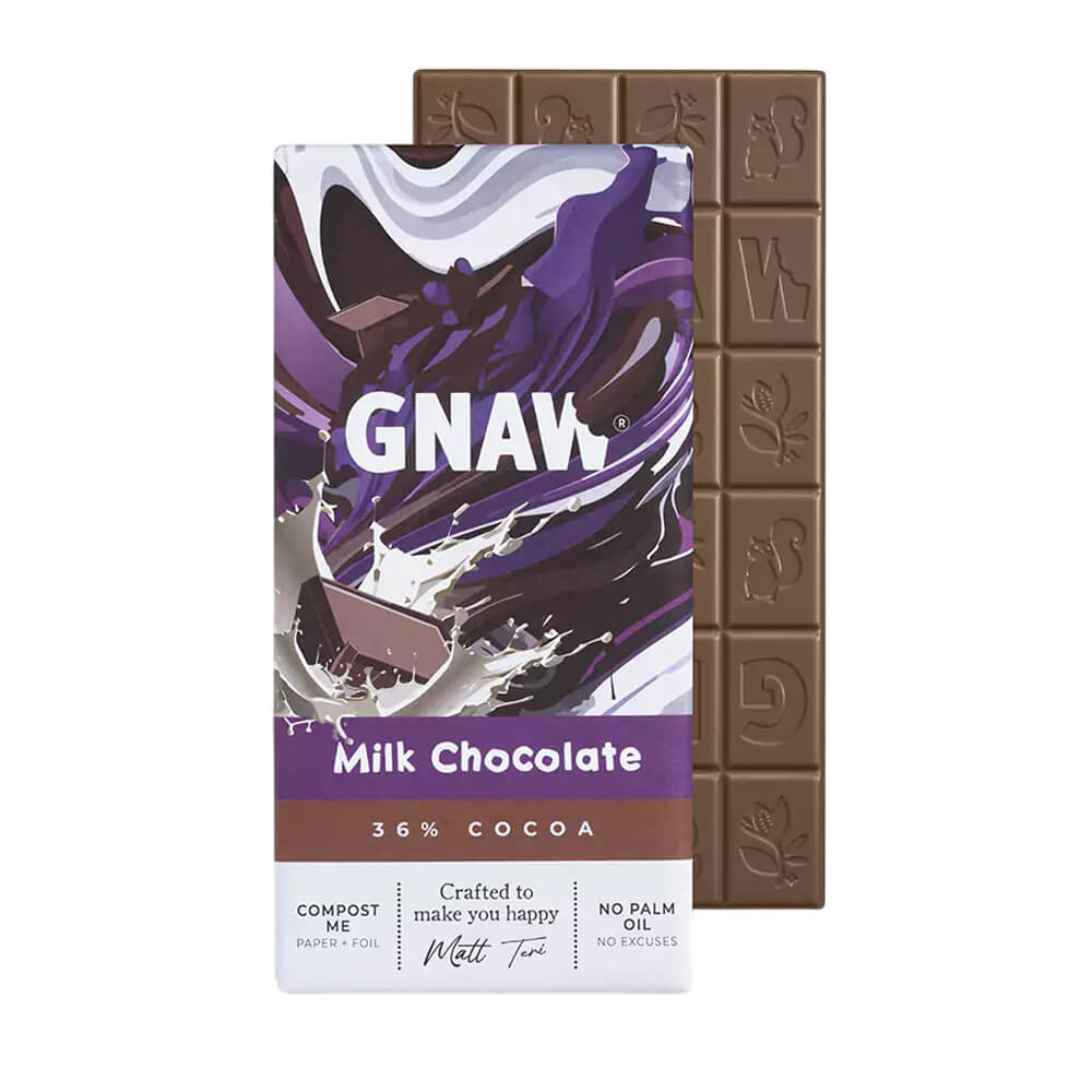 Gnaw Milk Chocolate Bar 80g